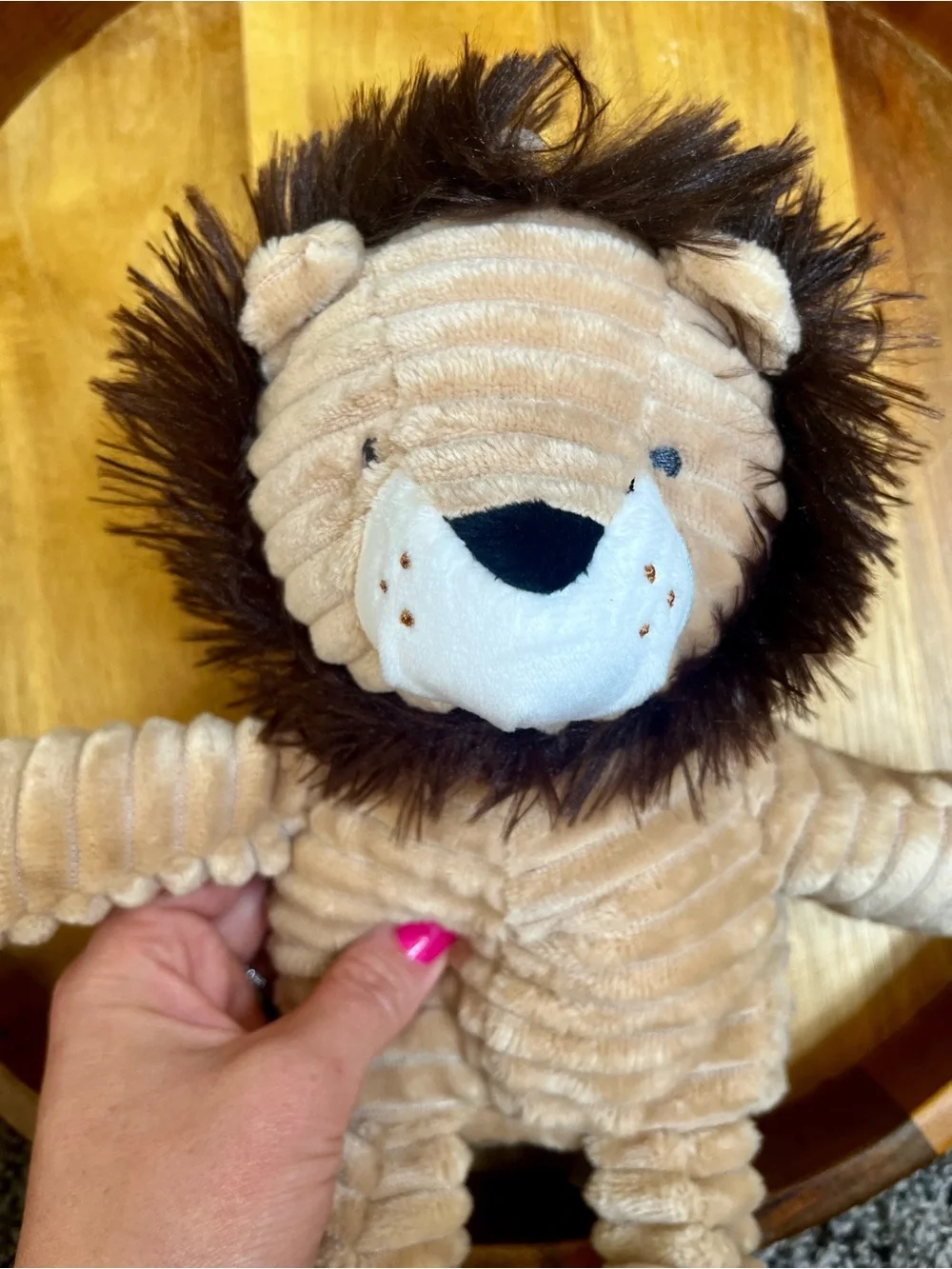 *3/$15 - Carter's Soft Lion Plush in Light Beige with Dark Brown Mane
